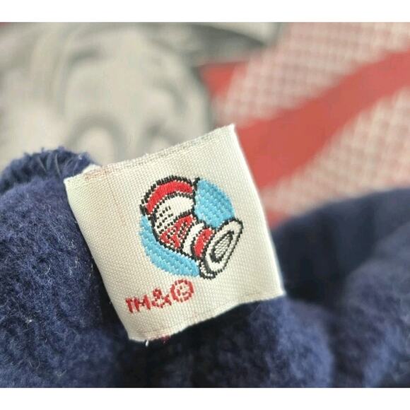 Vintage Sweatshirt Womens 3X Blue 90s Cat In The Hat Dr Suess Crewneck Pullover - Picture 7 of 11